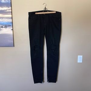 MNML M1 Zipper Denim Black